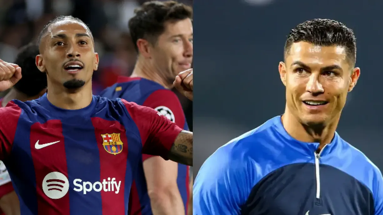 Raphinha busca recorde de Cristiano Ronaldo em duelo decisivo na Champions